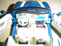 1:24 Maisto Allstars Mini Cooper Cabrio 2010 Metallic Blue W/Stripes. Uploaded by Mike-Bell